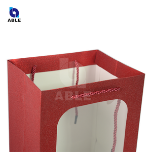 أكياس تغليف هدايا شفافة بتصميم عيون القطط من ورق PP المقوى، مطلية بمادة مائية فاخرة، مصنوعة من مواد معاد تدويرها للأحذية والملابس - Product Image 5