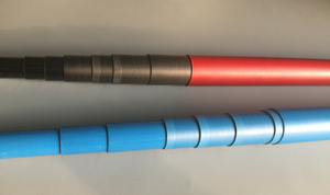 <span class=keywords><strong>Metal</strong></span> dedektörü için kilit ile renkli karbon Fiber tüp mil kutup 2m 3m 4m/muayene karbon fiber teleskopik boru çubuk - Product Image 3