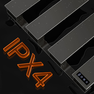 Porte-serviettes <span class=keywords><strong>chauffant</strong></span> en aluminium sur pied Chauffe-serviettes électrique Sèche-serviettes Salle de bain - Product Image 4