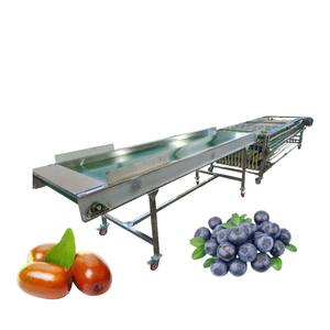 Trieuse orbitale à rouleaux pour pruneaux, ligne de tri multi-niveaux de type rail pour noisettes et agrumes, calibrage du diamètre - Product Image 1