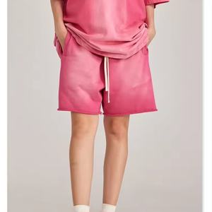 Pantalones Cortos de Algodón 100% con Lavado Ácido, Impresión 3D Vintage, Impresión Personalizada con Logotipo, Impresión por Serigrafía Personalizada - Product Image 4