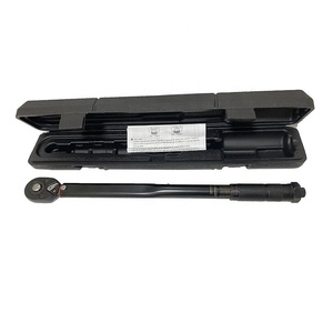 Clé dynamométrique réglable noire 1/2'' 28-210 Nm, à cliquet à dégagement rapide, à molette moletée plate, pour réparation automobile - Product Image 2