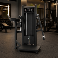 Machine d'entraînement professionnelle multifonctionnelle en acier réglable pour fessiers et musculation avec pile de poids de 80 kg