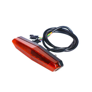 Feu arrière d'avertissement LED pour la conduite nocturne, feu arrière de freinage pour vélo électrique, compatible avec les vélos OUXI GT 2000 <span class=keywords><strong>Fat</strong></span> <span class=keywords><strong>Bike</strong></span> - Pièces de vélo - Product Image 1