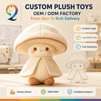 Peluche personnalisée, coussin décoratif de dessin animé, poupée en peluche, cadeau de Noël et d'anniversaire mignon et doux, fabricant OEM ODM