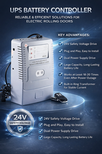 Portes de garage extérieures robustes Opérateur d'ouvre-porte <span class=keywords><strong>automatique</strong></span> Dc 600kg Moteur de <span class=keywords><strong>volet</strong></span> roulant avec télécommande - Product Image 5