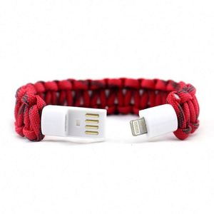 Free Sample Factory Wholesale Camping Durable Braided Charging Wrist Band Charging <b>Paracord</b> USB Cable <b>Bracelet</b> - Product Image 4