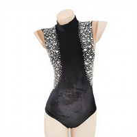 LIUHUO Justaucorps de gymnastique rythmique pour filles grande taille vêtements de danse exotique Enfants Performance Robe de danse pour femmes Costumes personnalisés