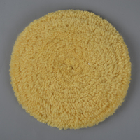 Tampon de polissage en laine 3''~8'' 100% laine naturelle pour perceuse-polisseuse, découpe, réparation de carrosserie automobile