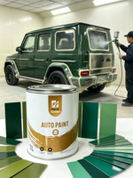 Peinture automobile couleur unie, forte couvrance, couleur pure et uniforme, peinture acrylique 1K 2K pour la retouche automobile