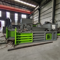 Presse à balles horizontale automatique pour bouteilles en plastique PET Machines à balles de pneus