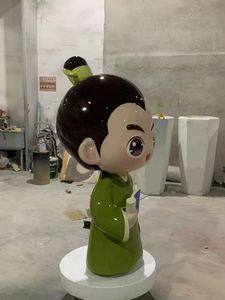 3D印刷サービス等身大樹脂ガラス幾何学彫刻小道具像 - Product Image 5