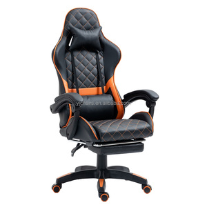 Marco de acero completo hogar Cougar cómodo reclinable Pc ordenador Gamer Oficina Sillas reposapiés Silla de juego con logotipo bordado - Product Image 2