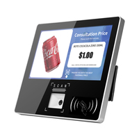 Escáner de Código de Barras con NFC 4G, Verificador de Precios de Montaje en Pared para Supermercado