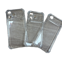 Coque de téléphone portable transparente anti-chute en TPU de haute qualité, design airbag à quatre coins, protection pour iPhone 11-18 Series