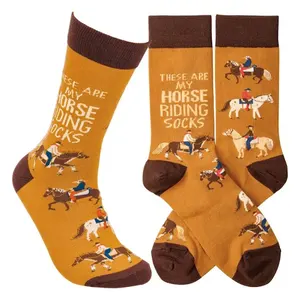 Quentin Comfortable Knee High Horse Riding Socks Custom Logo Unisex Knee High Boot Equestrian Socks