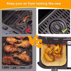 Forros Desechables para Freidora <span class=keywords><strong>de</strong></span> Aire, Resistentes al Calor 230°C ° Antiadherente, Fácil <span class=keywords><strong>de</strong></span> Limpiar - Product Image 6
