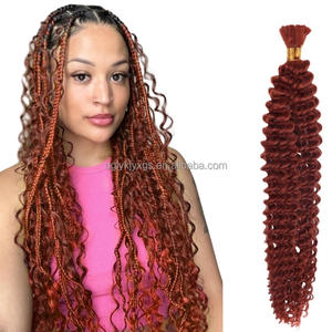 Oferta Especial Trenzas Boho Perfectas de 30 Pulgadas Onda de Playa Boho Cabello Sintético a Granel Onda Profunda Extensiones de Crochet Onda Profunda Peluca Rizada Kinky - Product Image 3
