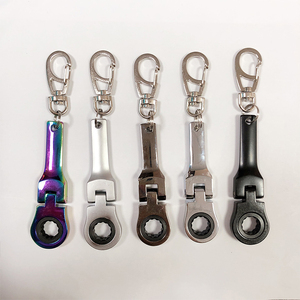 Mini 10mm Ratsche Screwdriver Automotive Keyrings 3/<strong>8</strong> Ratchet Wrench Set Mechanics Keychain Ratcheting Ratchet Straps Keychain - Product Image 2