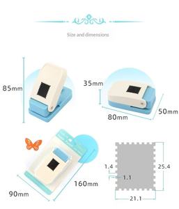 Многоразовый дырокол-резак для бумаги, инструмент для рукоделия, для скрапбукинга, для вырезания отверстий в карточках, модель для квадратных этикеток - Product Image 3