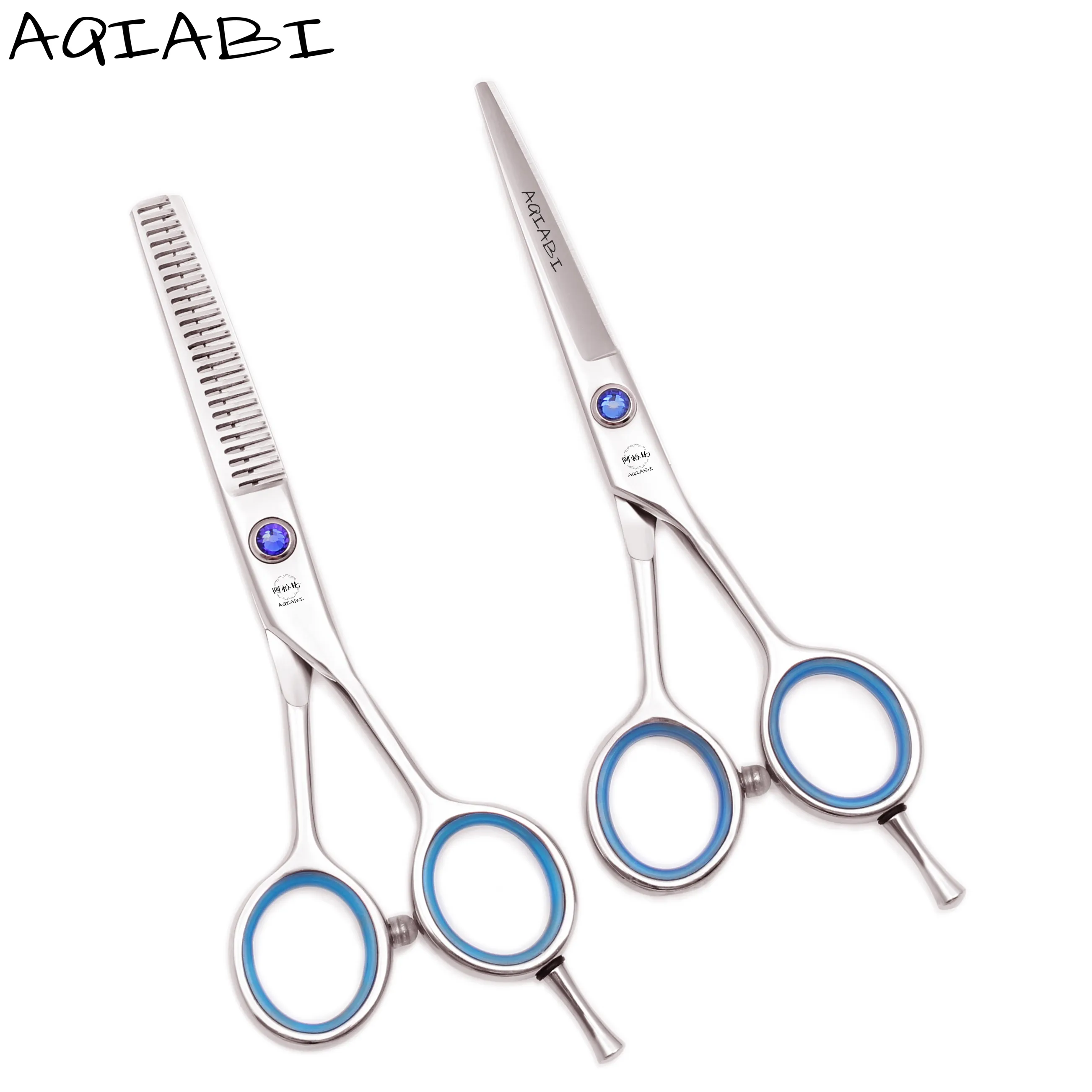 Hairdressing Scissors 4.5" 5" 5.5'' AQIABI JP Steel Hair Cutting Shears Thinning Shears Barber Hair Scissors A1117