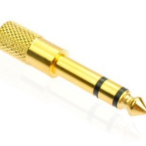 Adaptador de audio de 6,5 mm a 3,5 mm, conector chapado en oro para conversión de amplificador de micrófono - Product Image 2