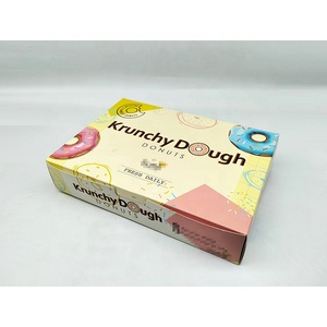 Bán Buôn Tùy Chỉnh Cấp Thực Phẩm Khá Pastry Cookie Hộp Dùng Một Lần Hộp Bánh Với Cửa Sổ Dùng Một Lần Hộp Giấy - Product Image 3