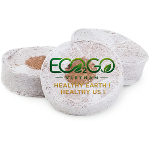 Eco2go Coco Coir Pellet 100% Natural, Orgánico, Ecológico y Biodegradable para Hidroponía, Semillas y Uso en Jardinería - Product Image 1