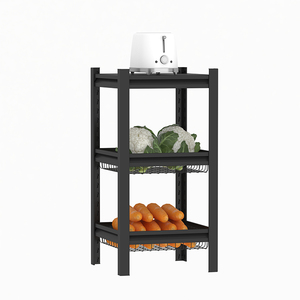 Estante de Cocina de Acero al Carbono de Grado Industrial, de 3, 4 y 5 Niveles, para Horno de Microondas, Frutas y Verduras - Product Image 5