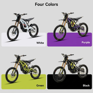 Motocicleta Todoterreno Ligera X Cross de 72V 10000W con Motor Central, Batería de Litio de 35Ah, 85km/h, Híbrida - Product Image 2