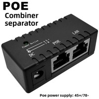 Módulo de Caja de Alimentación POE, Combinador de Puente de Red, Divisor de Alimentación para AP Inalámbrico