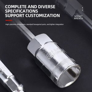 Прямой с завода, Т-образный гаечный ключ из углеродистой стали, шестигранный инструмент для ремонта автомобилей, экономия труда, настраиваемый метрический гаечный ключ - Product Image 6