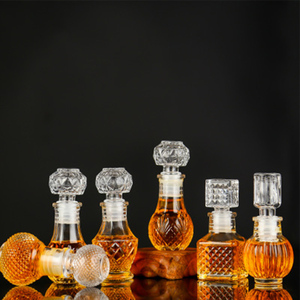 Recuerdos de Boda, Botella Redonda de Vidrio Vacía de 50 ml y 100 ml para Colonia, <span class=keywords><strong>Licor</strong></span>, Whisky y Alcohol - Product Image 5