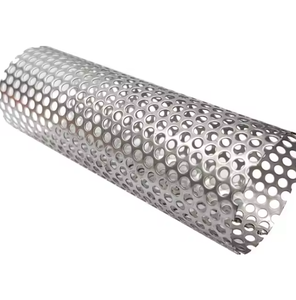 Filtros de Cilindro de Malla de <span class=keywords><strong>Alambre</strong></span> de Acero Inoxidable Perforado Personalizado de Metal 304 316, Filtros de Cesta - Product Image 2
