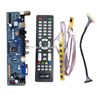 Prix moins cher V59.031 led TV carte mère universelle 14-32 pouces petite taille LED tv pcb cartes pour réparation et assemblage TV