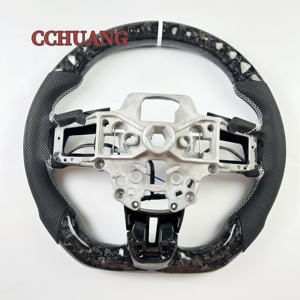 Personnalisé pour Ford Mustang 2023 2022 2020 2019 <span class=keywords><strong>2021</strong></span> 2018 2017 2016 2015 <span class=keywords><strong>Volant</strong></span> en fibre de carbone forgé - Product Image 6