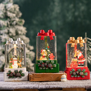 Lampe à vent de Noël de <span class=keywords><strong>dessin</strong></span> <span class=keywords><strong>animé</strong></span>, décorations de bonhomme de neige, artisanat, décorations de scène domestique, cadeaux <span class=keywords><strong>en</strong></span> gros pour les personnes âgées - Product Image 2