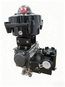 Válvula Neumática de Tres Piezas a Prueba de Explosiones para Agua, Gas y Aceite en Aplicaciones de Alta Temperatura, OEM - Product Image 3
