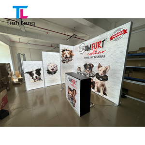 TIANLANG บูธจัดแสดงแบบโค้ง10ftX30ft ฉากหลังงานแสดงสินค้างานแสดงสินค้างานแสดงสินค้างานแสดงสินค้างานแสดงสินค้างานแสดงสินค้ากล่องไฟบูธอุปกรณ์สำหรับงานแสดงสินค้า - Product Image 6