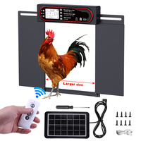 太阳能自动鸡舍门-光感应、定时器控制和液晶显示器，便于鸡舍门操作