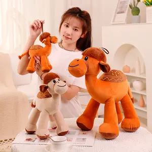 Giocattoli personalizzati con animali morbidi graziosi peluche di peluche con cammello di design animale adorabile cuscino di Alpaca bambole di peluche di peluche