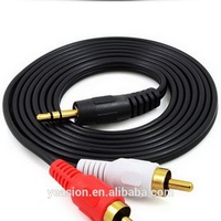 Adaptateur convertisseur de câble AV 3 RCA personnalisé de haute qualité pour utilisation en moto et en automobile