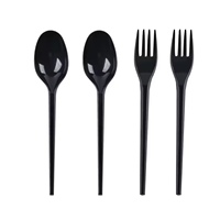Ensemble de couverts jetables de bonne qualité, fourchette, cuillère, couteau, pour le camping