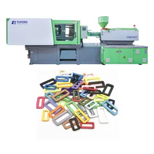 Ningbo Fuhong 140 ton servo plastic square buckle backpack button making mold customized injection molding machine