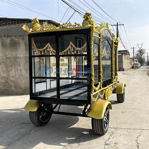 High Quality Luxury Electric Funeral Carriage Car Retro Funeral Cars Special Transportation Wedding Carriage for Sale - Product Image 2
