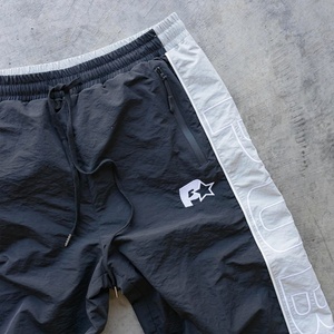 Custom High Quality Embroidery Pants Cut and Sew <b>Lightweight</b> <b>Jogger</b> 100% Polyester Nylon Track Pants - Product Image 3