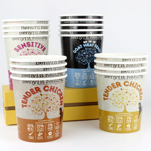 Fabricant personnalisé rond jetable dégradable tasse en plastique de crème glacée - Product Image 1