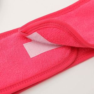 Bandeau de lavage du visage en coton double couche pour femme, avec fermeture Velcro, large, absorbant, pour spa, maquillage, yoga, sport, accessoire pour cheveux - Product Image 6