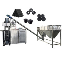 Presse hydraulique industrielle compacte charbon de bois poudre tourbe briquette faisant la machine à vendre en Afrique du Sud
