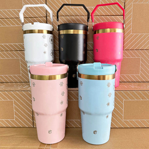Nuevo Vaso Térmico de 40oz con Asa, Logotipo Personalizado, Diseño de Dibujos Animados, Taza de Viaje de Acero Inoxidable con Aislamiento al Vacío para Regalo 2026 - Product Image 5